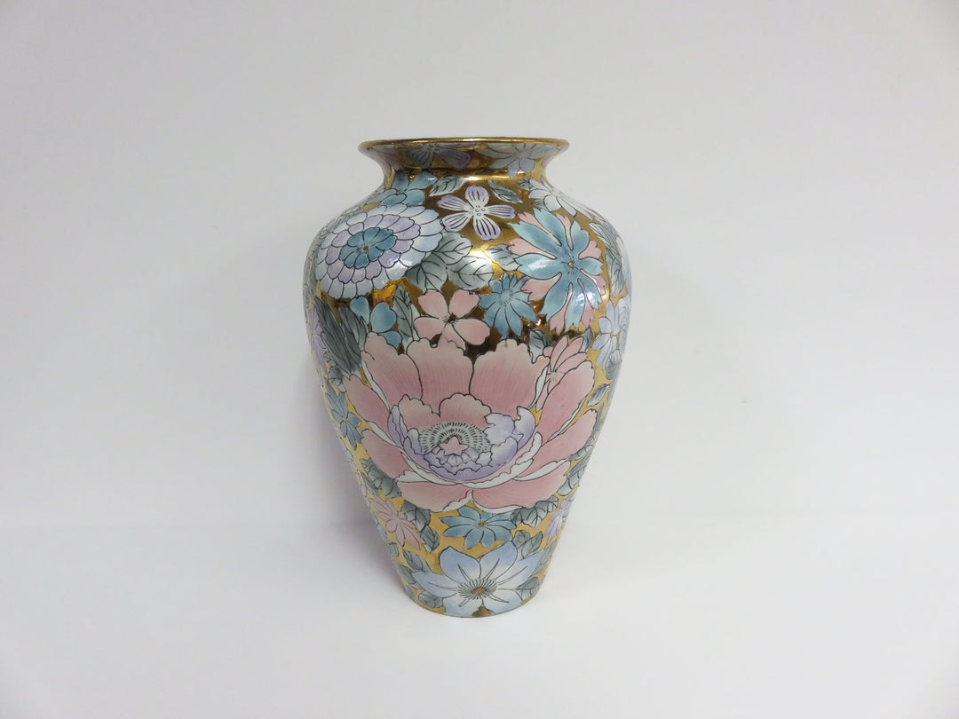 Toyo Pastel Floral Vase & Bowl