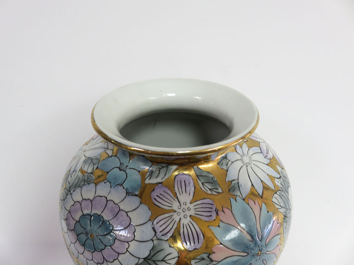 Toyo Pastel Floral Vase & Bowl