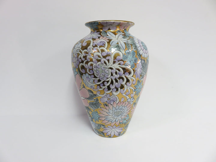 Toyo Pastel Floral Vase & Bowl