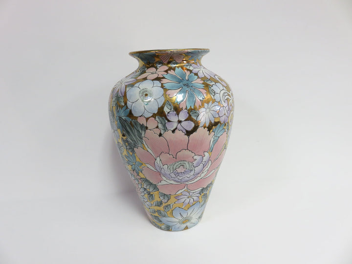 Toyo Pastel Floral Vase & Bowl