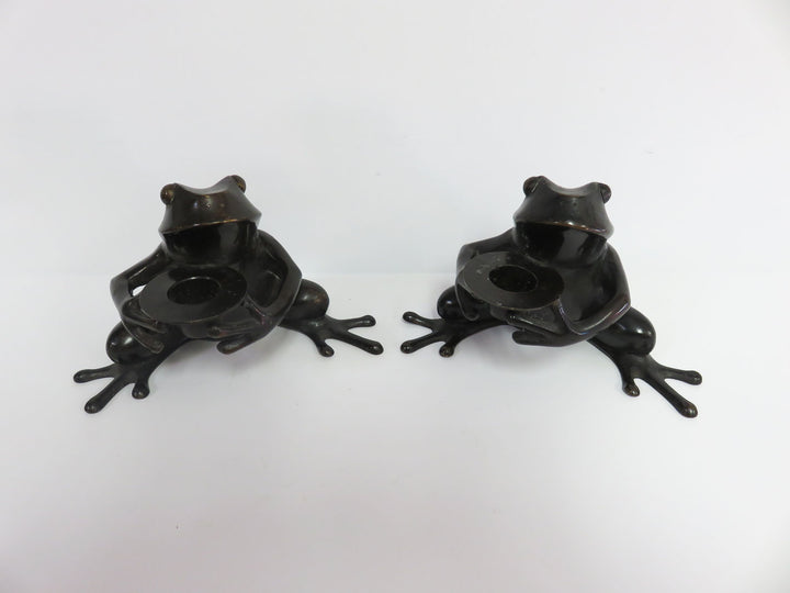 Restoration Hardware Frog Candleholders