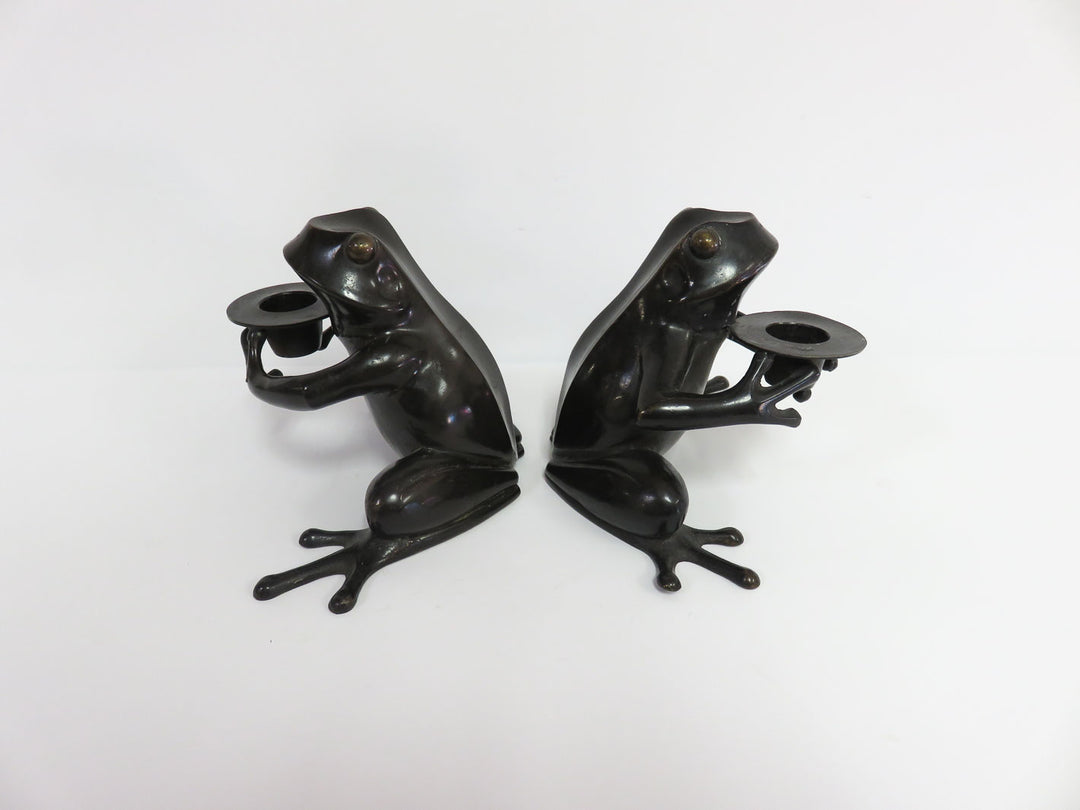 Restoration Hardware Frog Candleholders