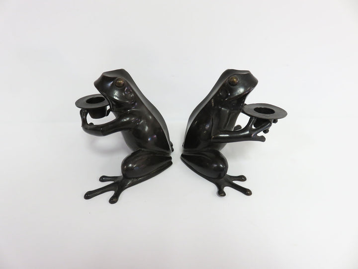 Restoration Hardware Frog Candleholders