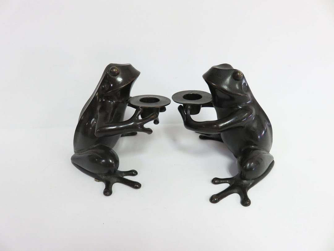 Restoration Hardware Frog Candleholders