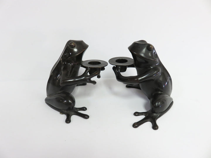 Restoration Hardware Frog Candleholders