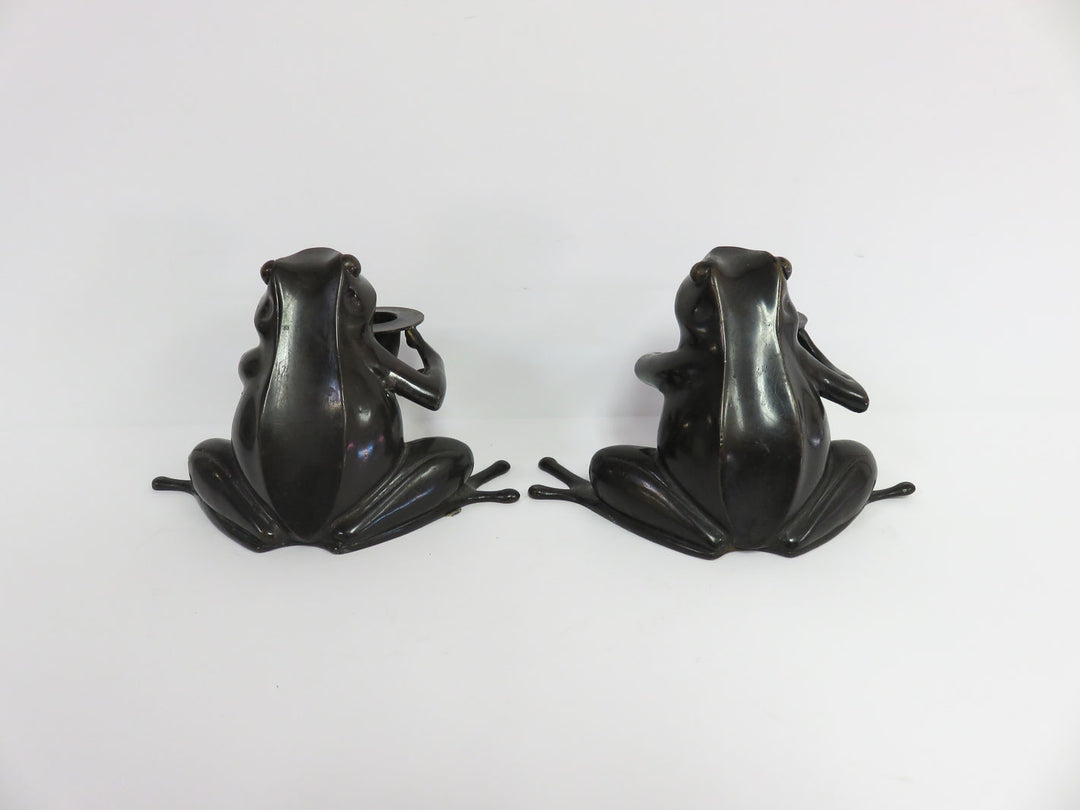 Restoration Hardware Frog Candleholders