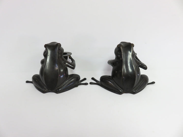 Restoration Hardware Frog Candleholders