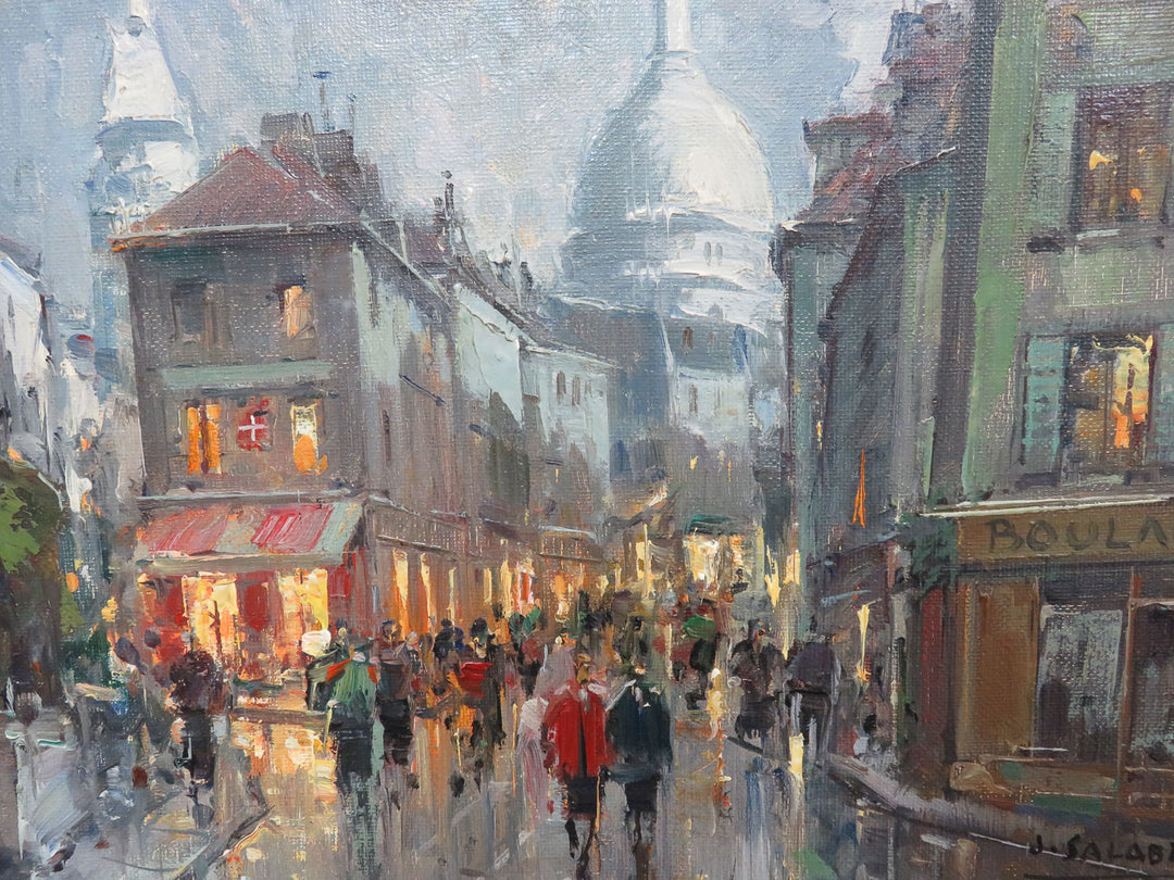 Jean Salabet Original Oil on Canvas
