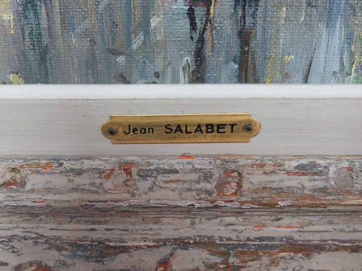 Jean Salabet Original Oil on Canvas