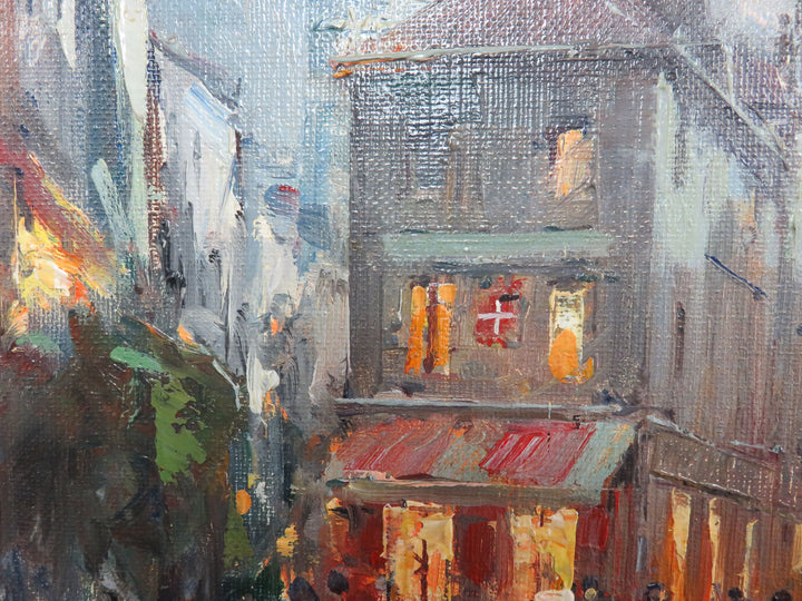 Jean Salabet Original Oil on Canvas