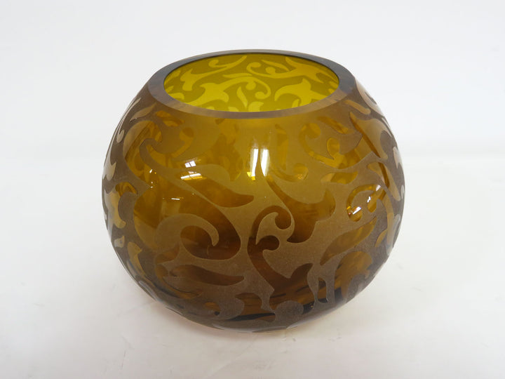 Michael Weems Amber Vase