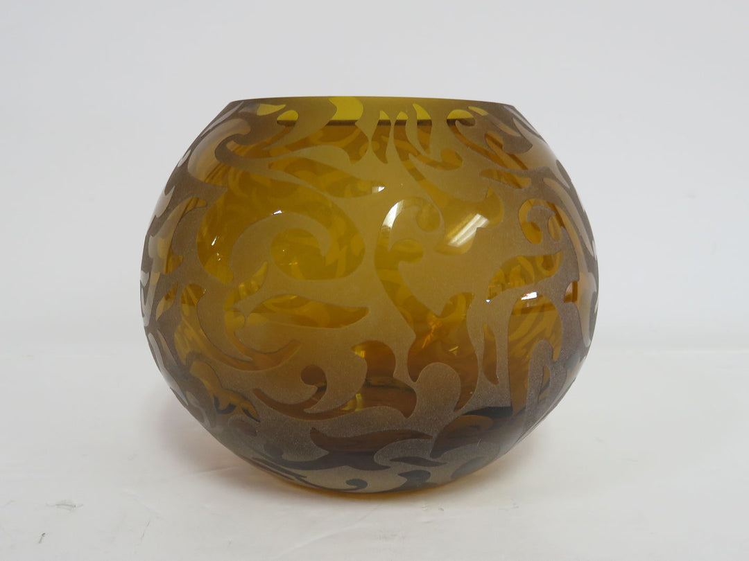Michael Weems Amber Vase
