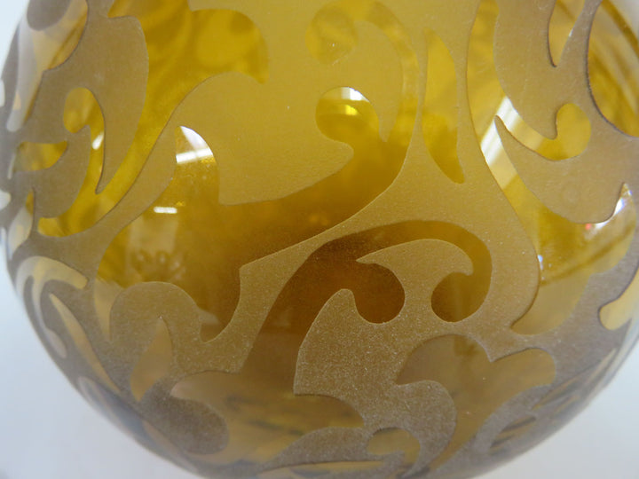 Michael Weems Amber Vase