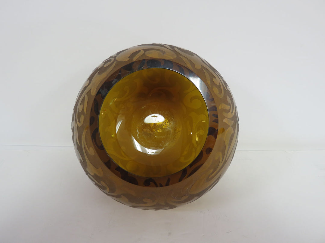 Michael Weems Amber Vase