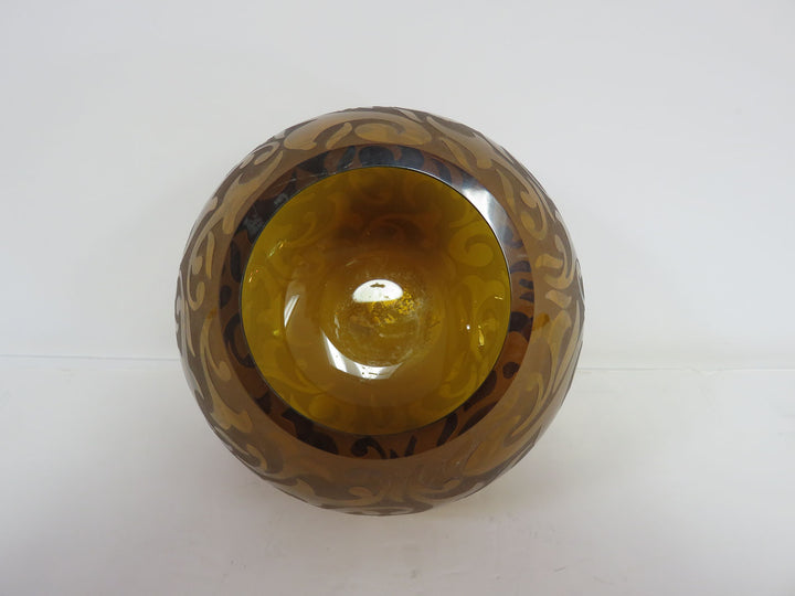 Michael Weems Amber Vase