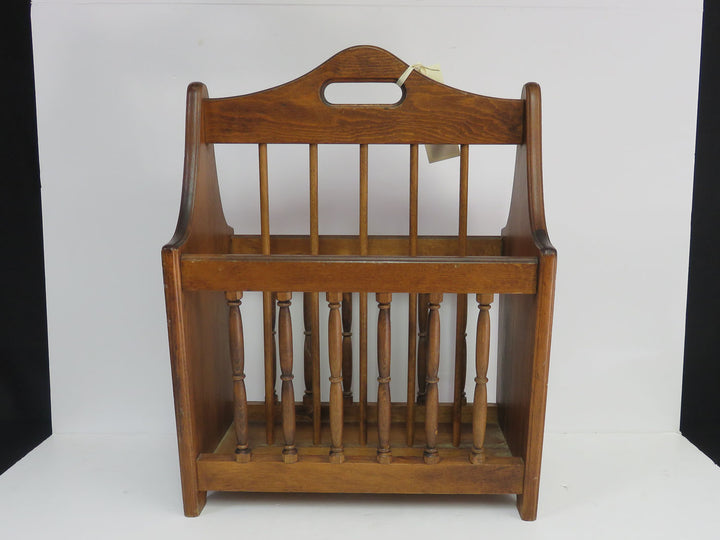 Traidional Wood Magazine Rack