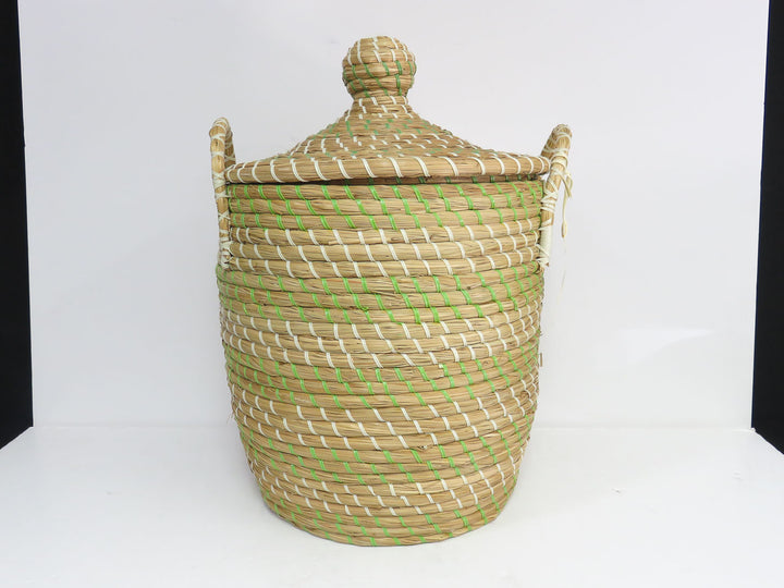 Lidded Woven Basket