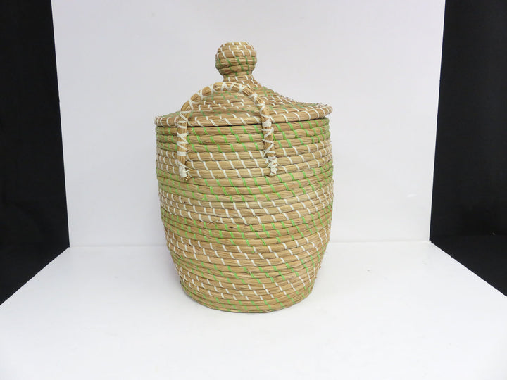 Lidded Woven Basket