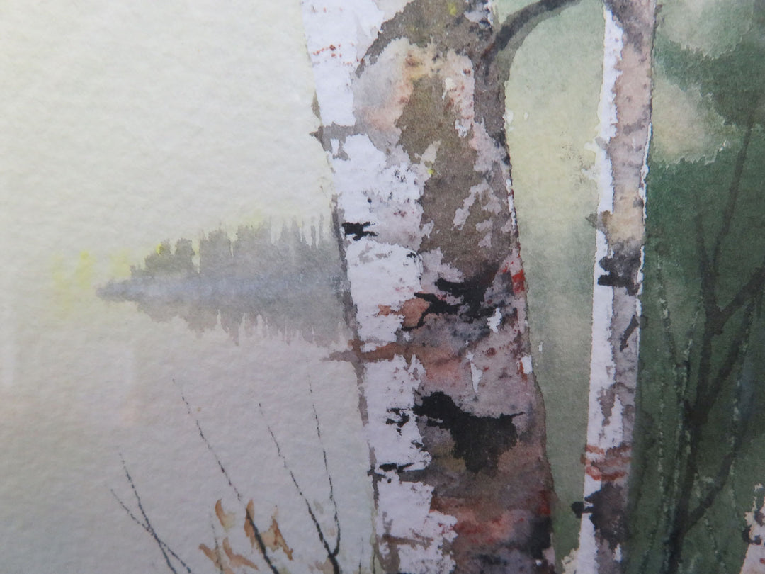 Original Watercolor, "Mule Lake Bay"