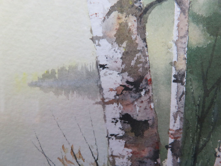 Original Watercolor, "Mule Lake Bay"