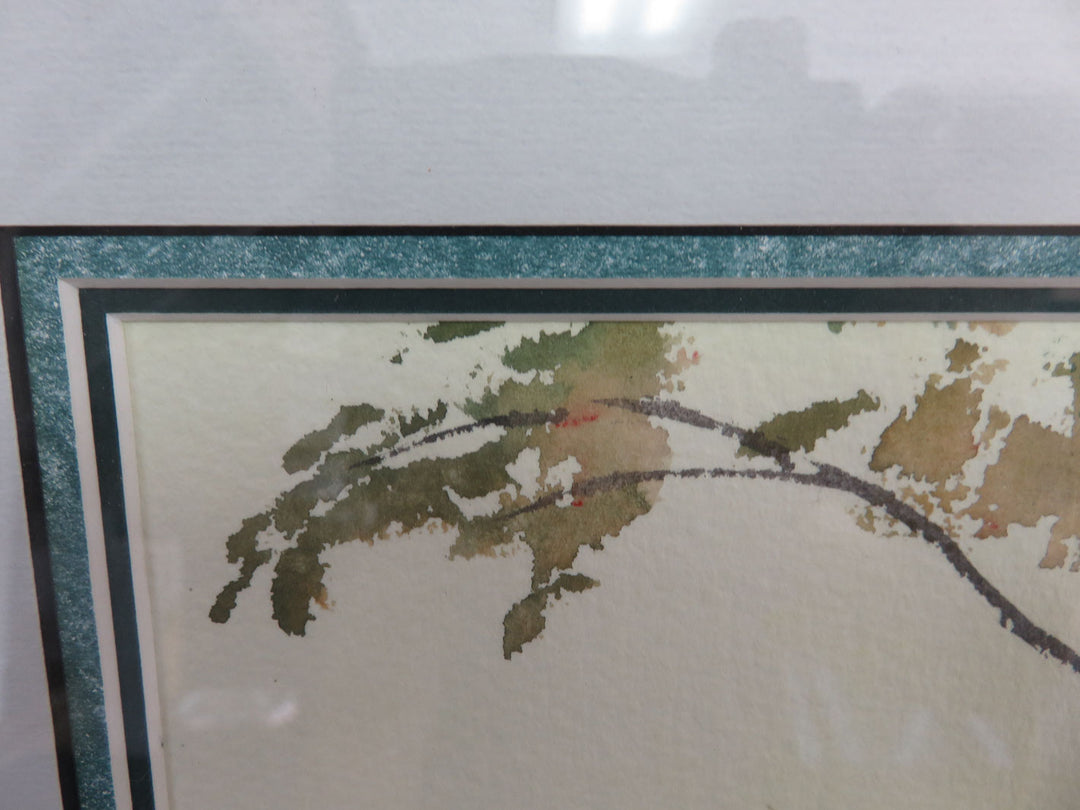 Original Watercolor, "Mule Lake Bay"