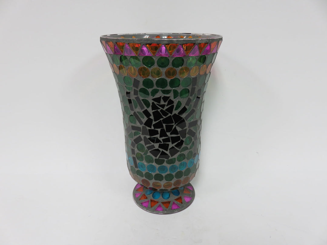Mosaic Hurricane Vase