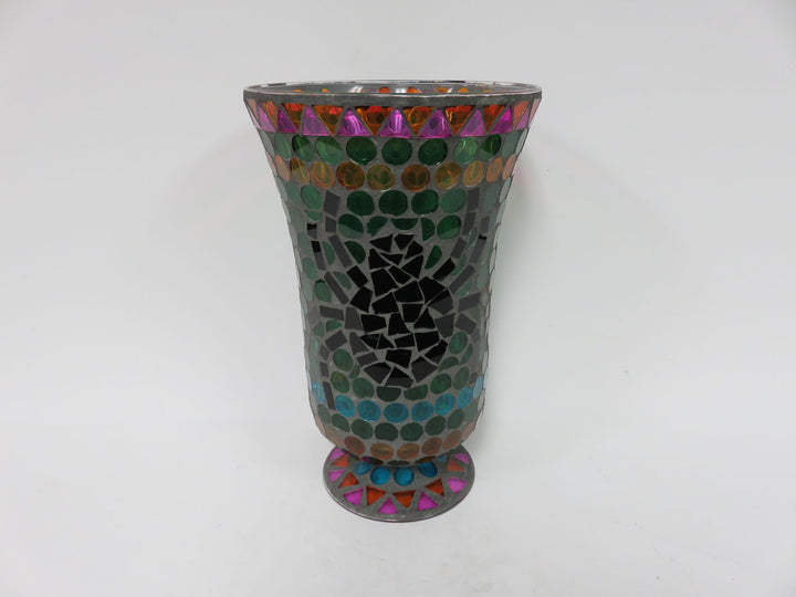 Mosaic Hurricane Vase