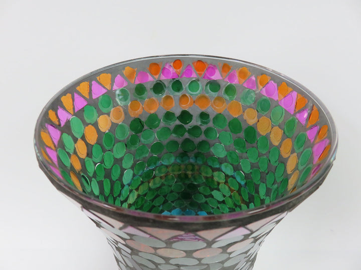 Mosaic Hurricane Vase