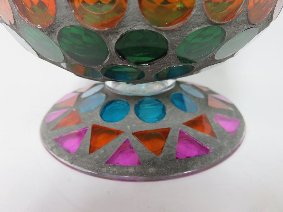 Mosaic Hurricane Vase