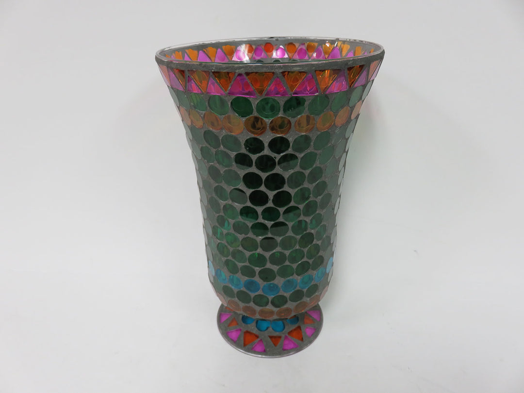 Mosaic Hurricane Vase