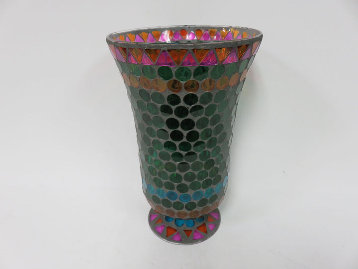 Mosaic Hurricane Vase