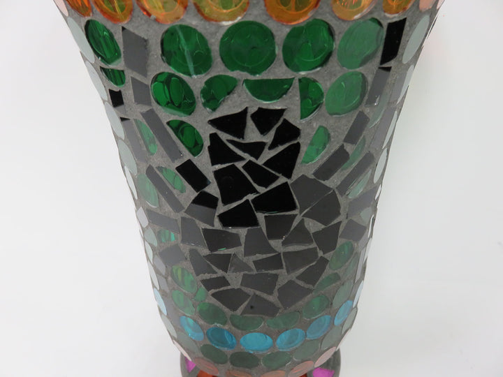 Mosaic Hurricane Vase