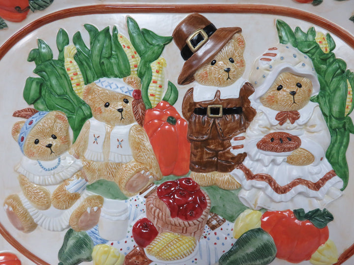 Vintage Enesco Thanksgiving Platter