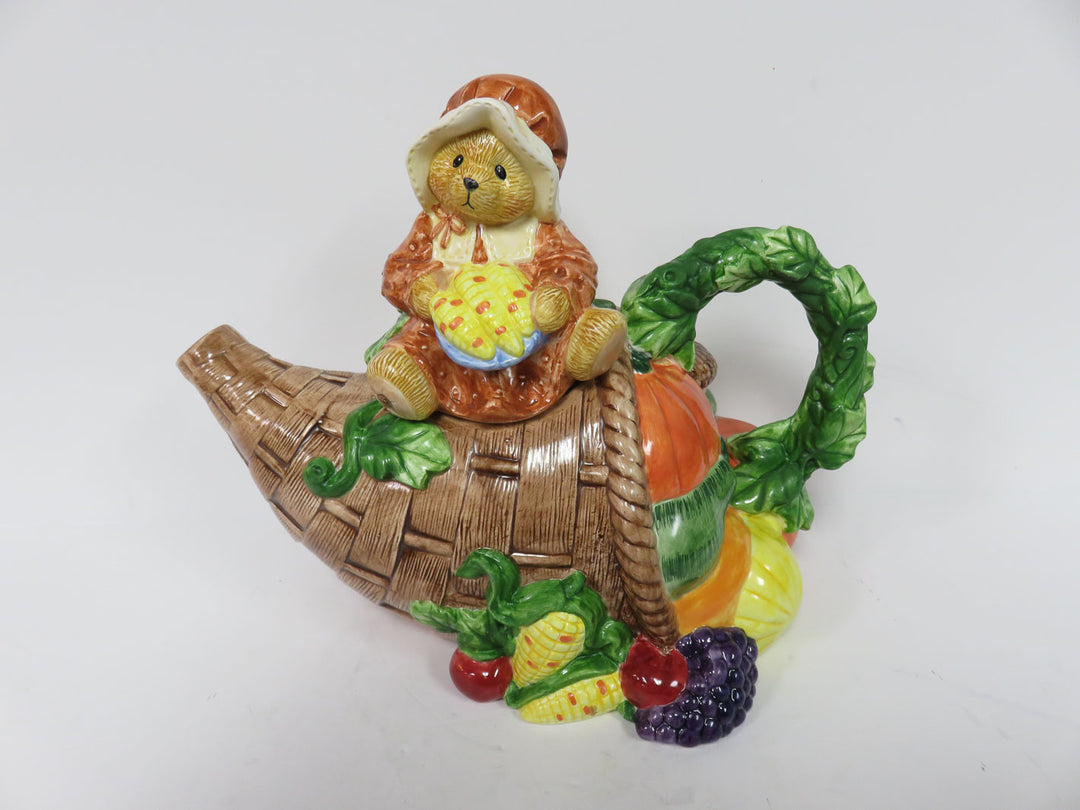 Enesco Thanksgiving Teapot