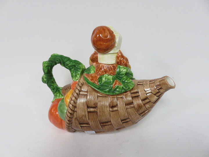 Enesco Thanksgiving Teapot