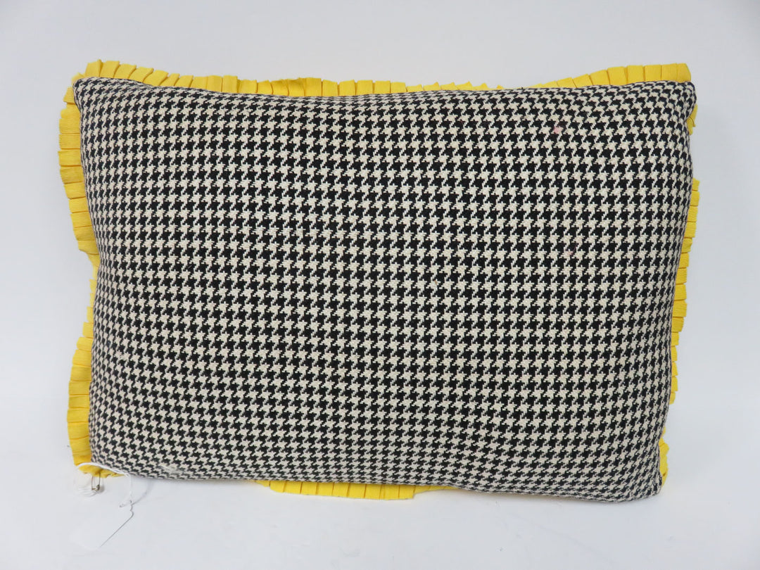 Contemporary Needlepoint Throw Pillow