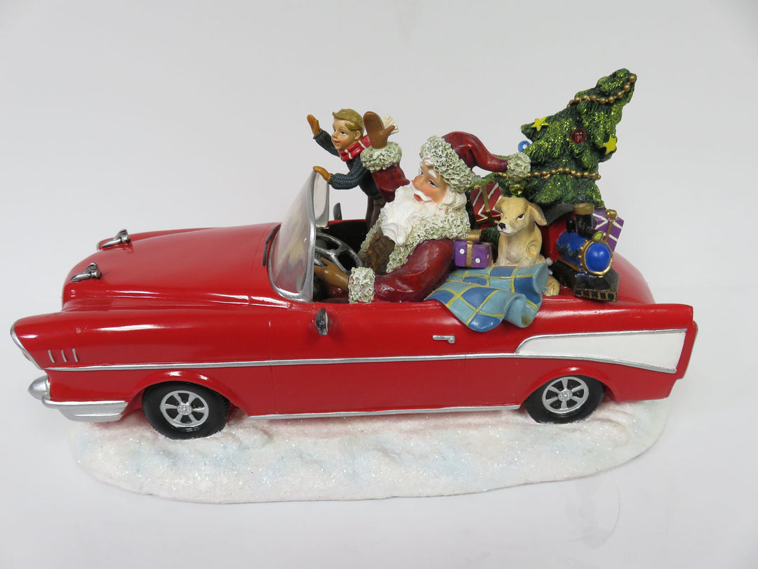 "Santa Joy Ride" Musical Figurine