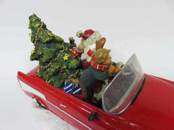 "Santa Joy Ride" Musical Figurine