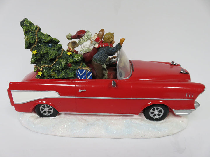 "Santa Joy Ride" Musical Figurine
