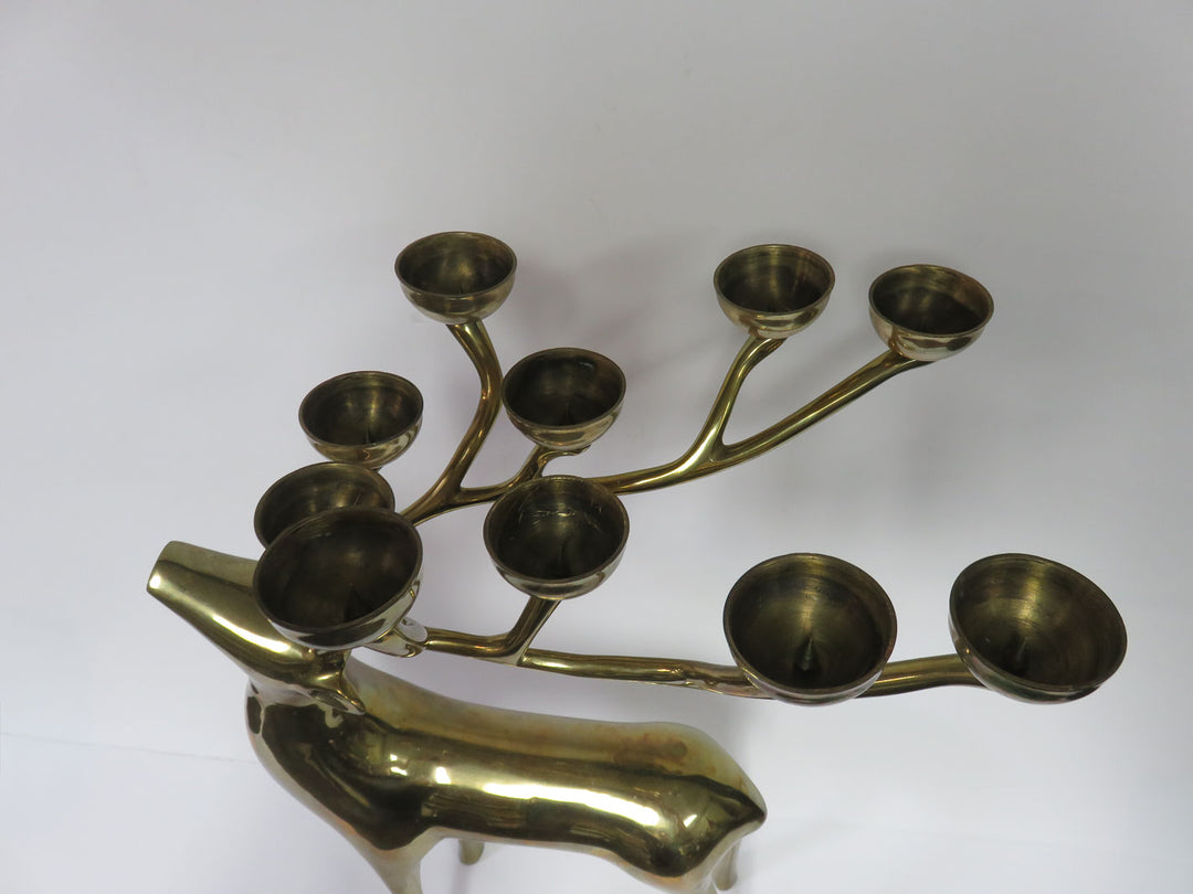 Pottery Barn Reindeer Candle Holder
