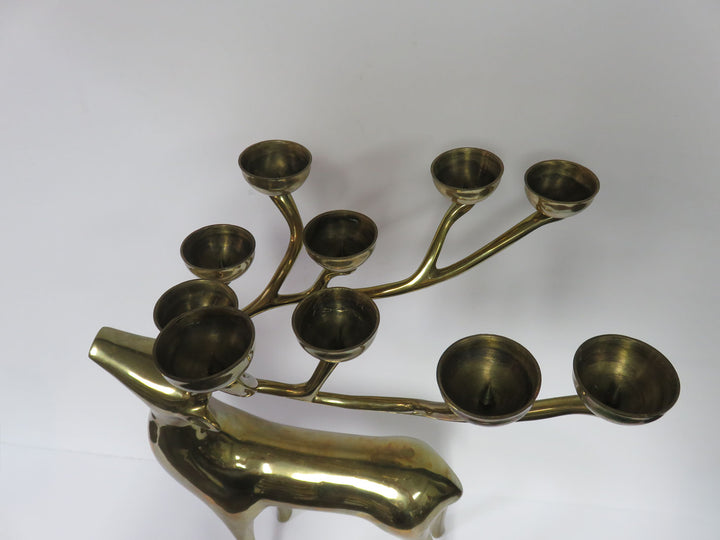 Pottery Barn Reindeer Candle Holder