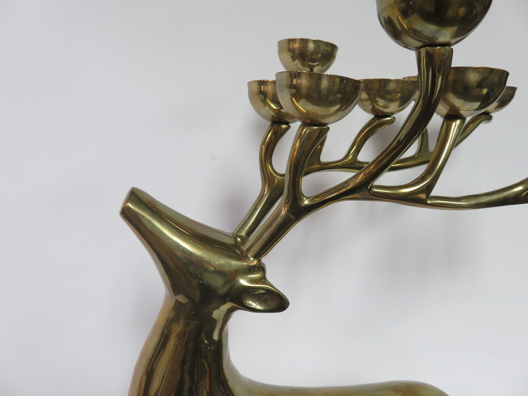 Pottery Barn Reindeer Candle Holder