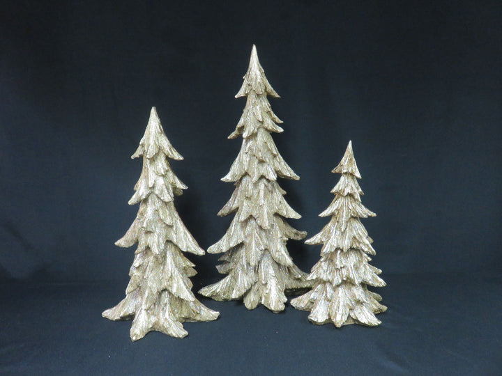 Golden Holiday Trees