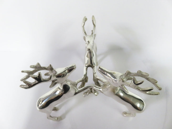 Silver Dancing Reindeer