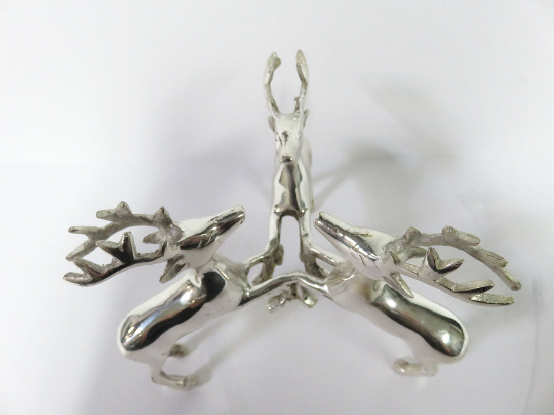 Silver Dancing Reindeer