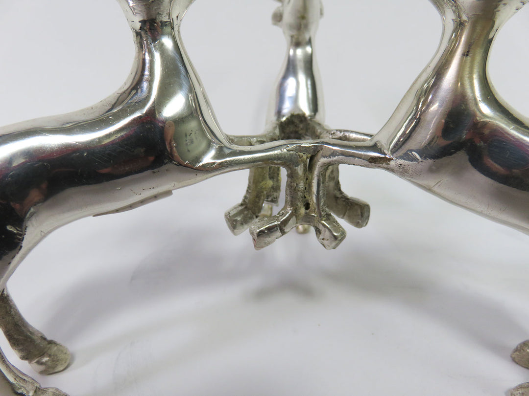 Silver Dancing Reindeer