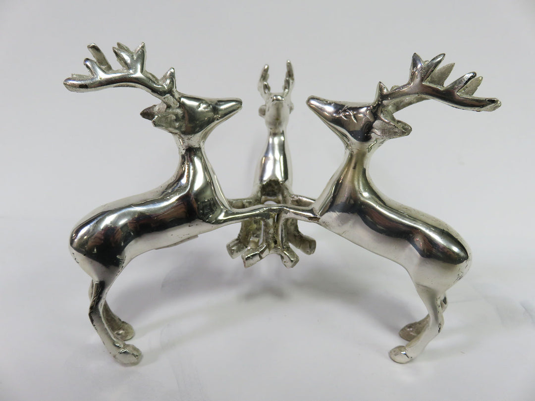 Silver Dancing Reindeer