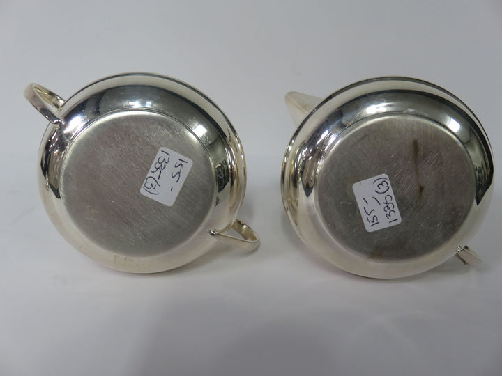 Silverplated Cream & Sugar Set