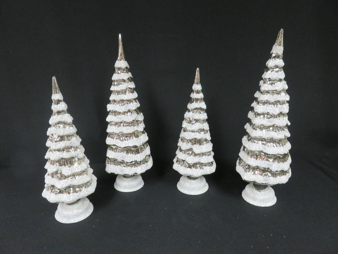 Illuminated Glass Trees
