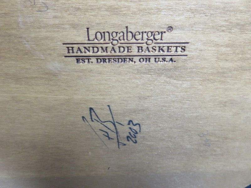 Longaberger Ice Bucket Basket